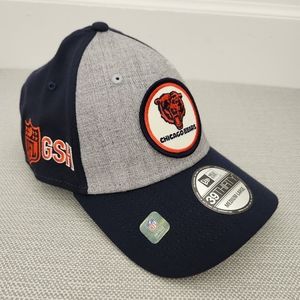New Era Chicago Bears NFL 39Thirty On Field Headwear Cap Blue Gray Medium Large